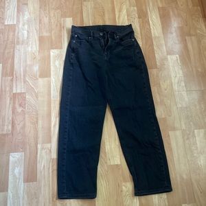 American Eagle highest rise 90s boyfriend Jean in black